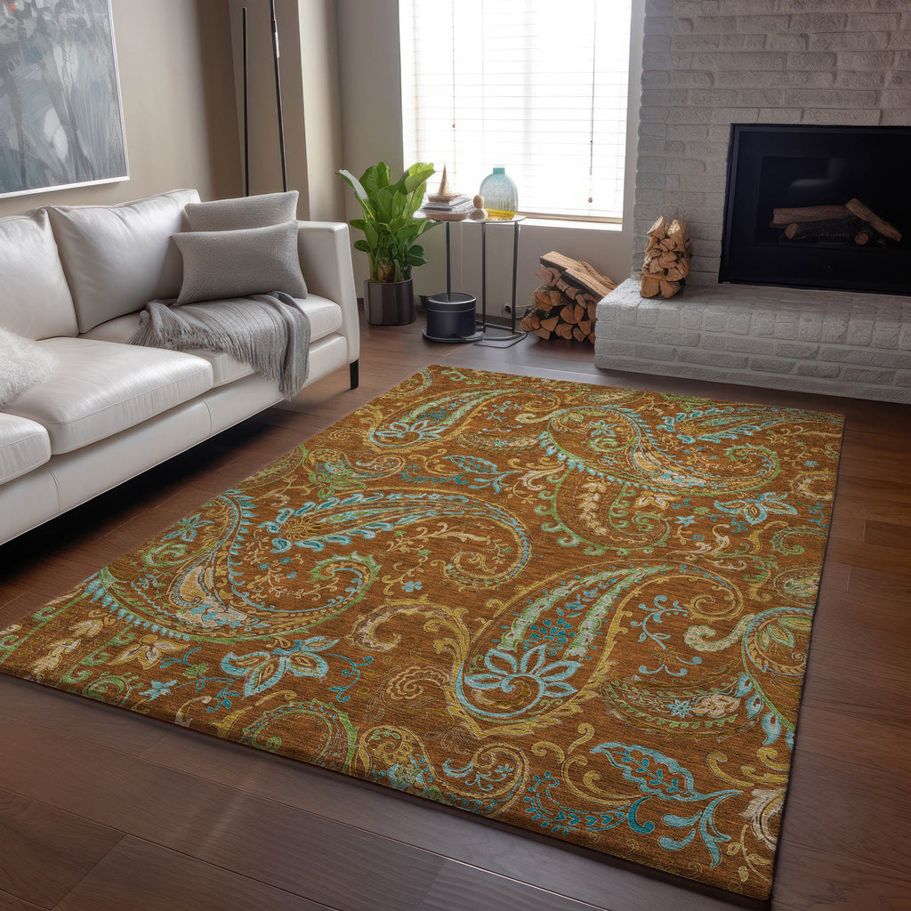 addison mayfield amf533 paprika rug