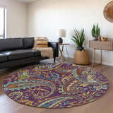 addison mayfield amf533 purple rug