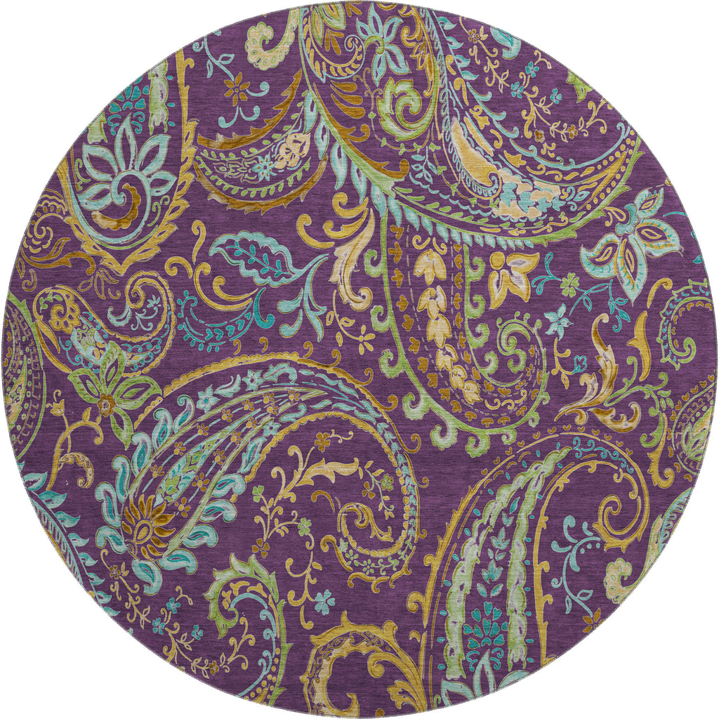 addison mayfield amf533 purple rug