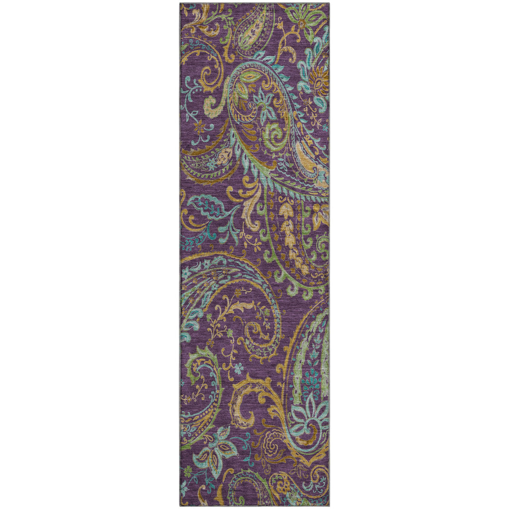 addison mayfield amf533 purple rug