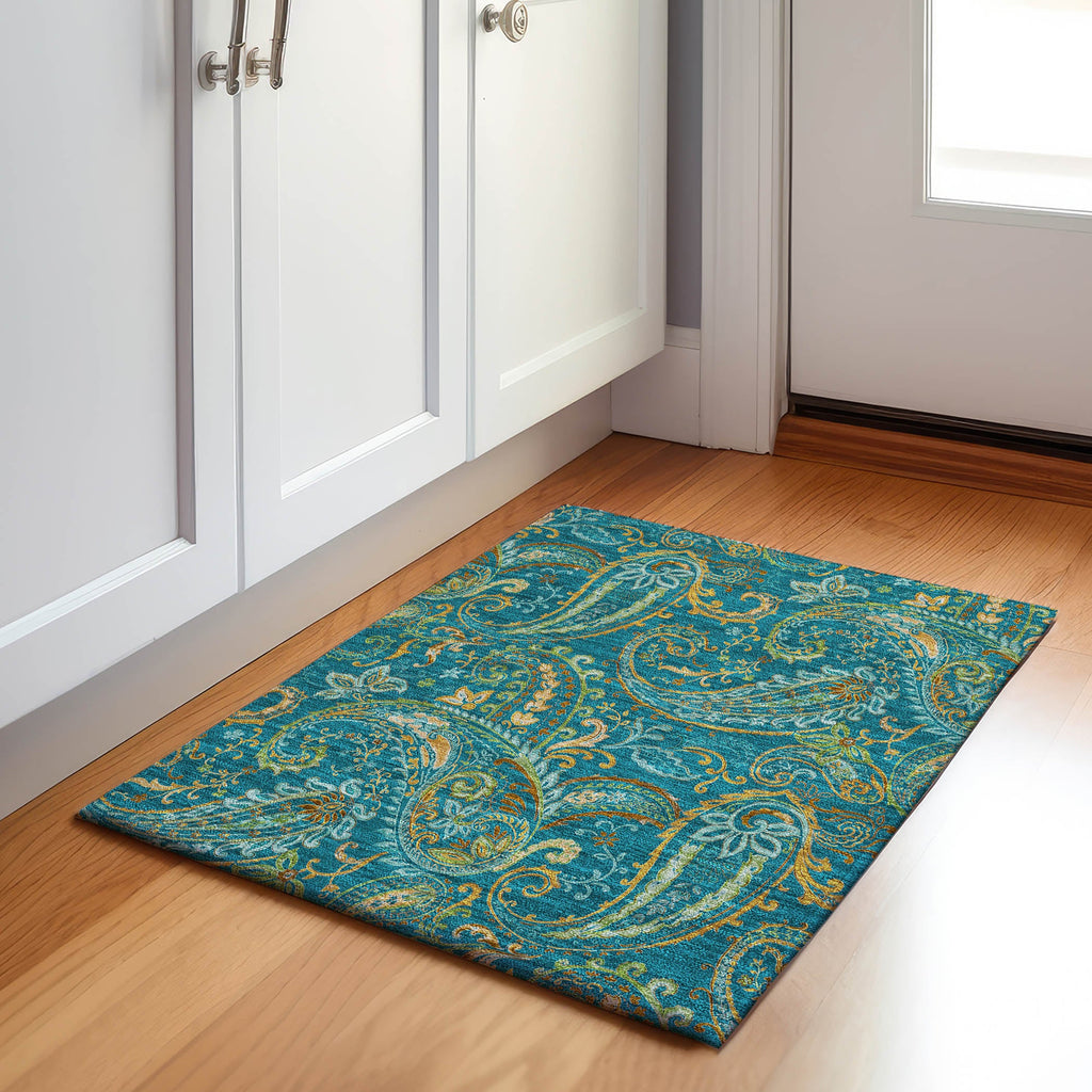 addison mayfield amf533 teal rug