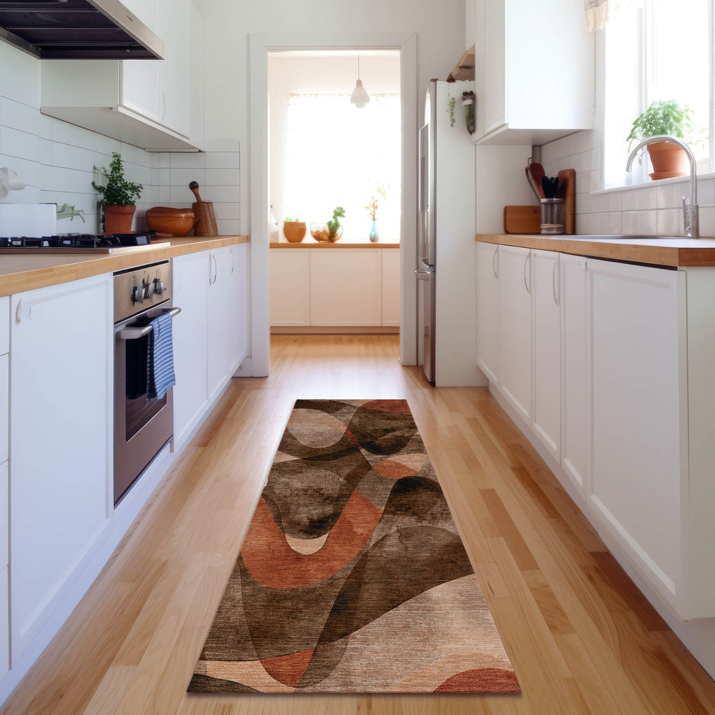 addison mayfield amf536 chocolate rug