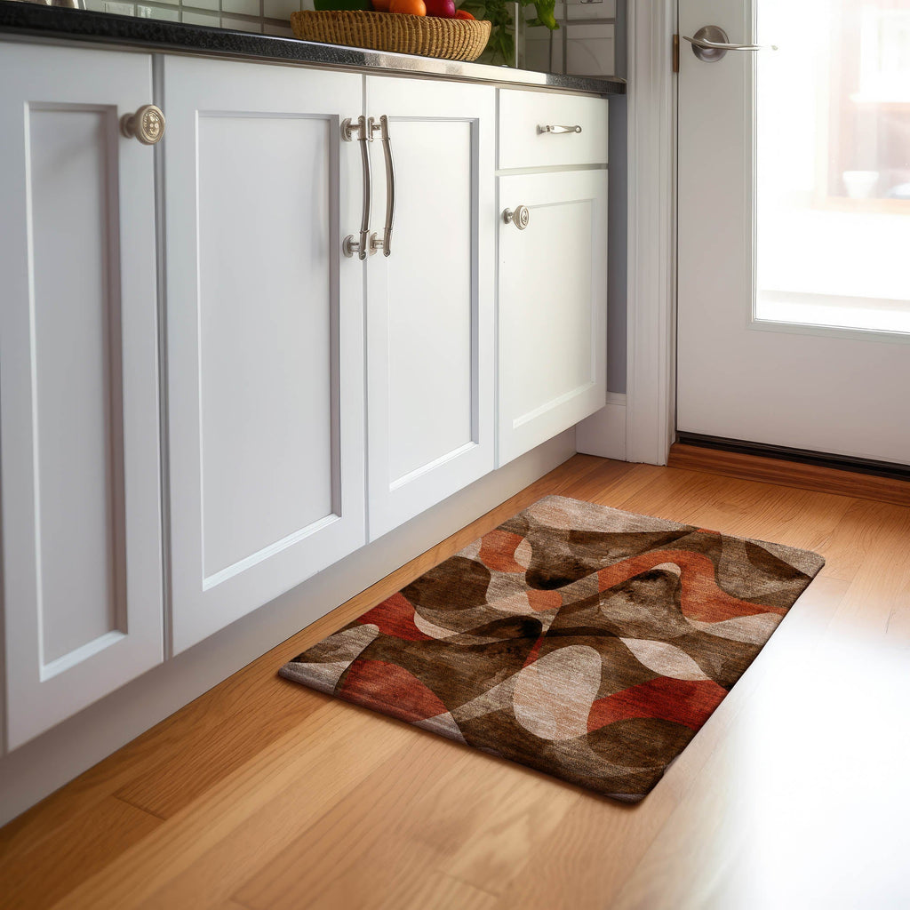 addison mayfield amf536 chocolate rug
