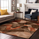 addison mayfield amf536 chocolate rug
