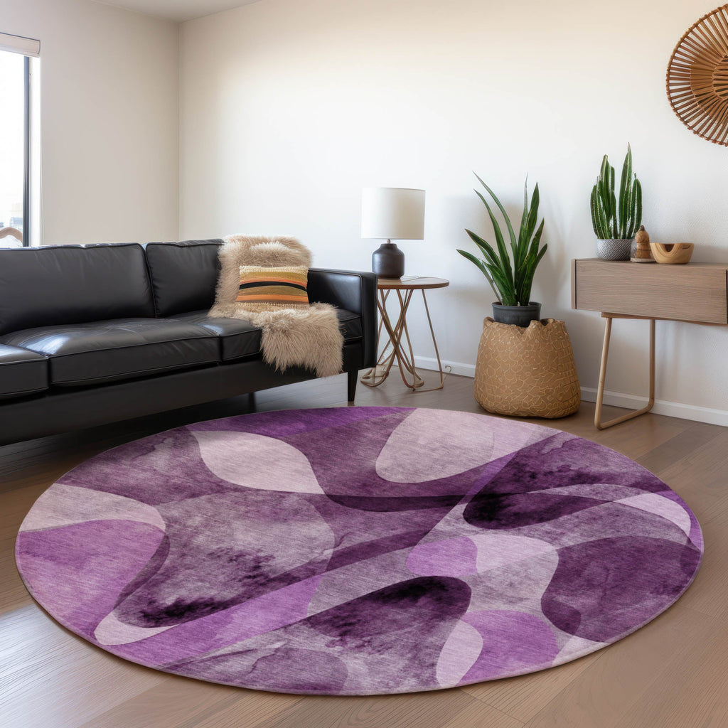addison mayfield amf536 purple rug