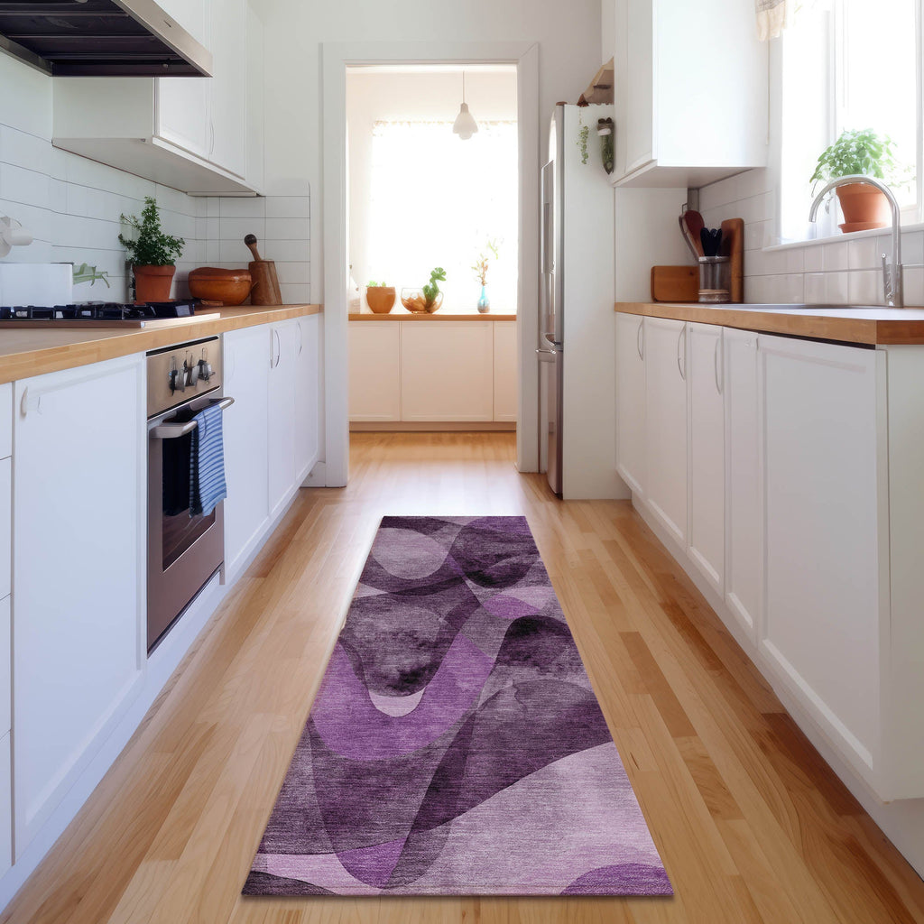 addison mayfield amf536 purple rug