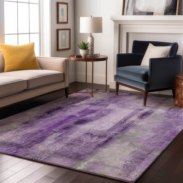 addison mayfield amf537 purple rug