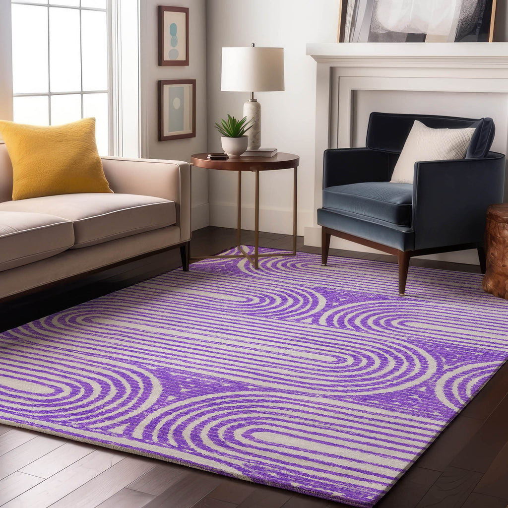 addison mayfield amf540 purple rug