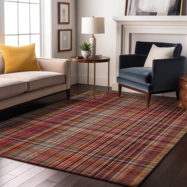 addison mayfield amf541 red rug