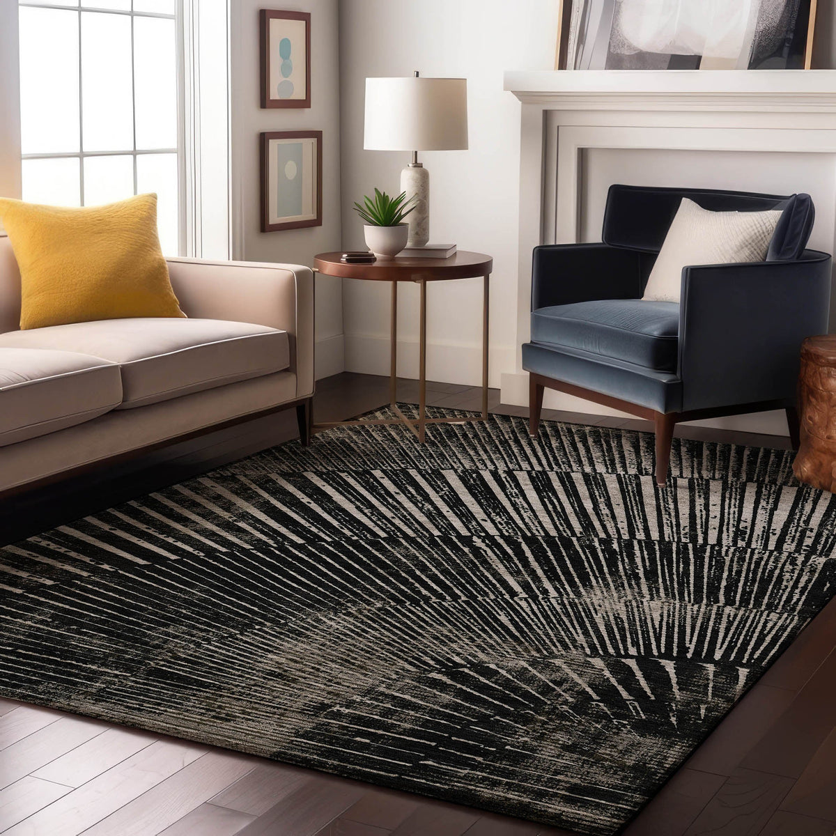addison mayfield amf542 black rug