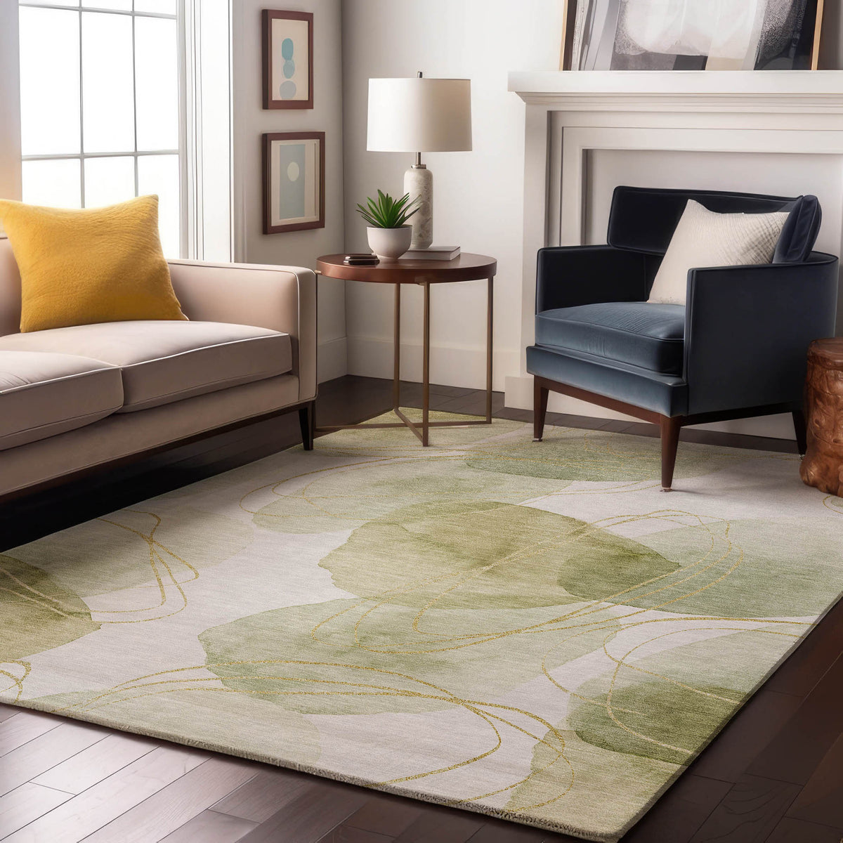addison mayfield amf544 green rug
