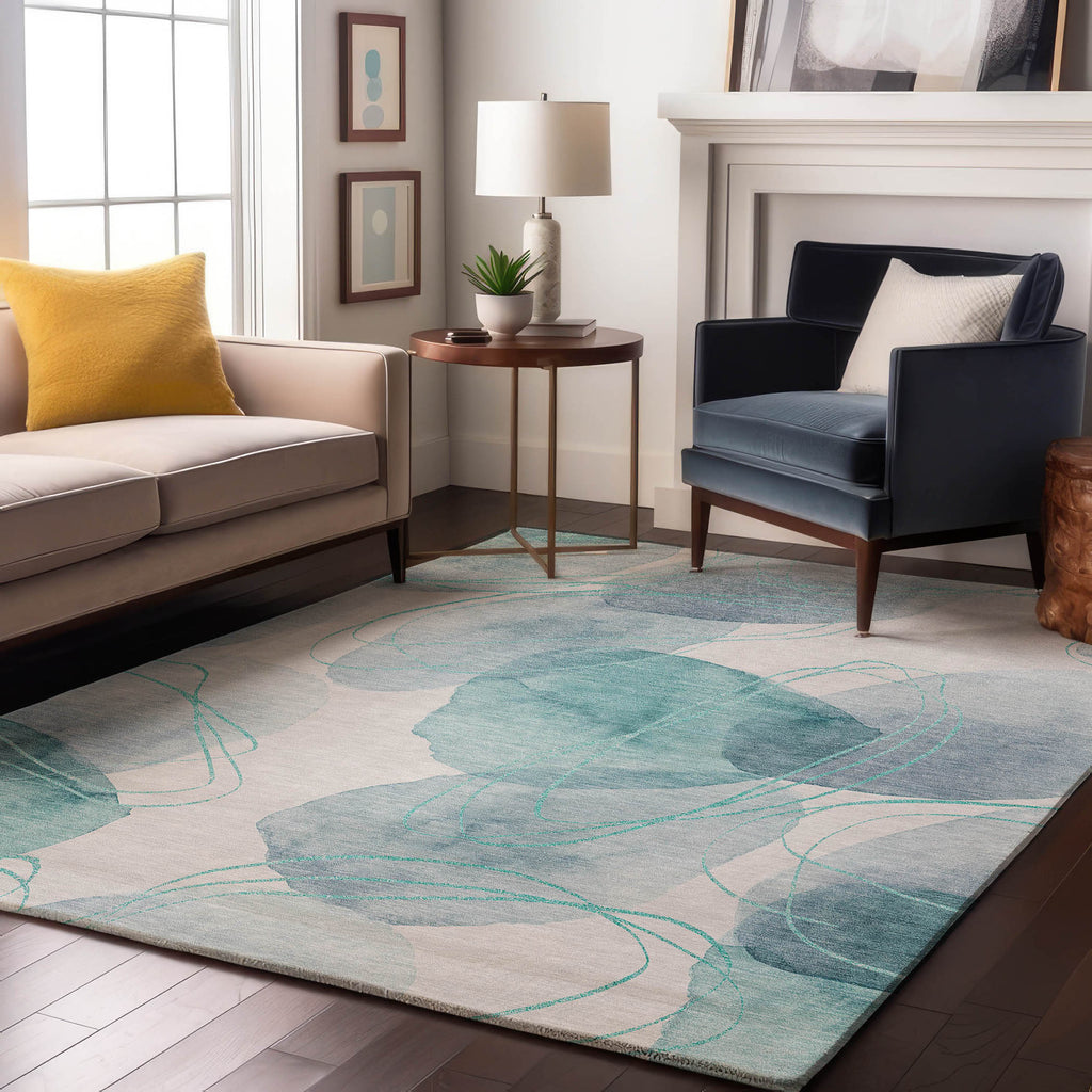 addison mayfield amf544 teal rug
