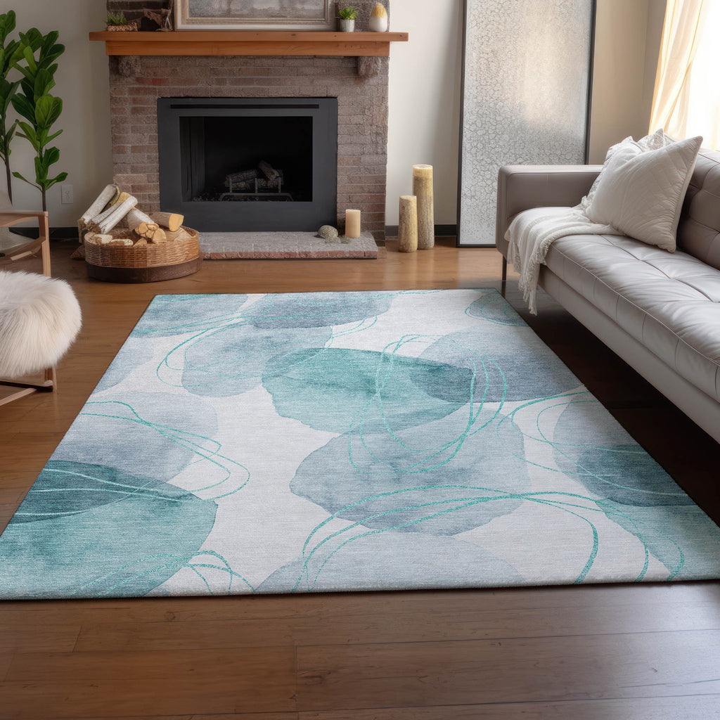 addison mayfield amf544 teal rug