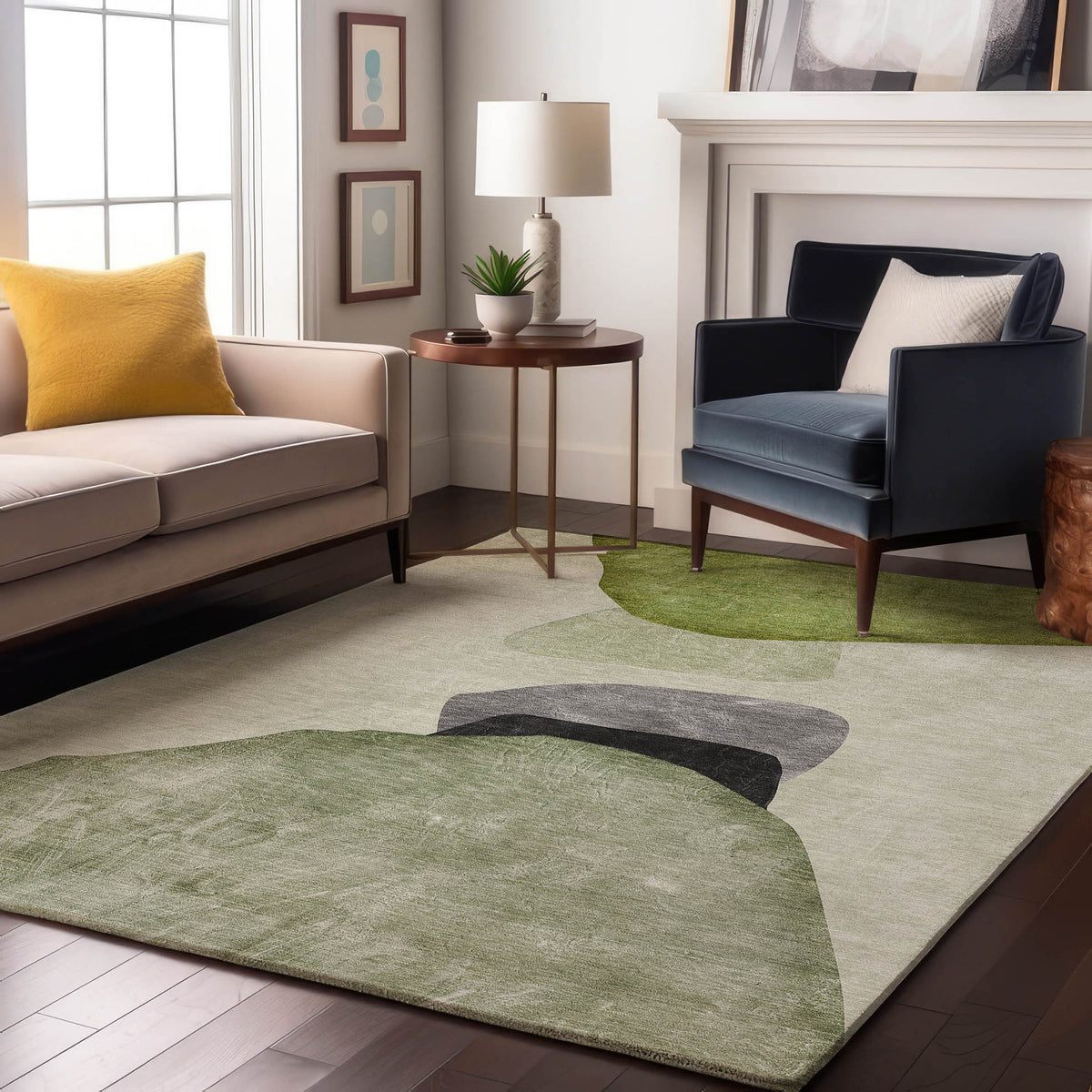 addison mayfield amf547 green rug