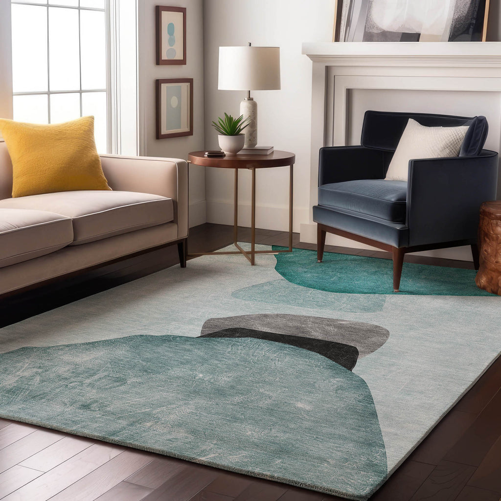 addison mayfield amf547 teal rug