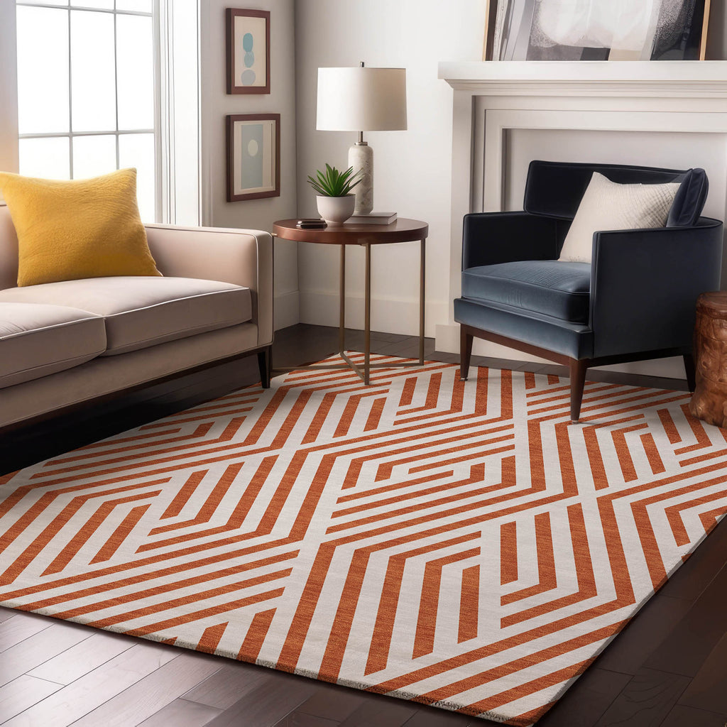 addison mayfield amf550 paprika rug