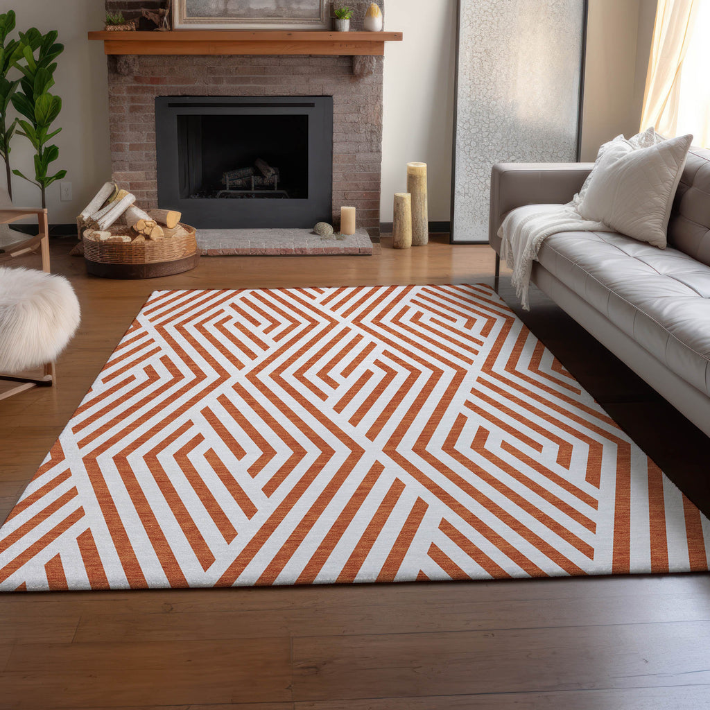 addison mayfield amf550 paprika rug