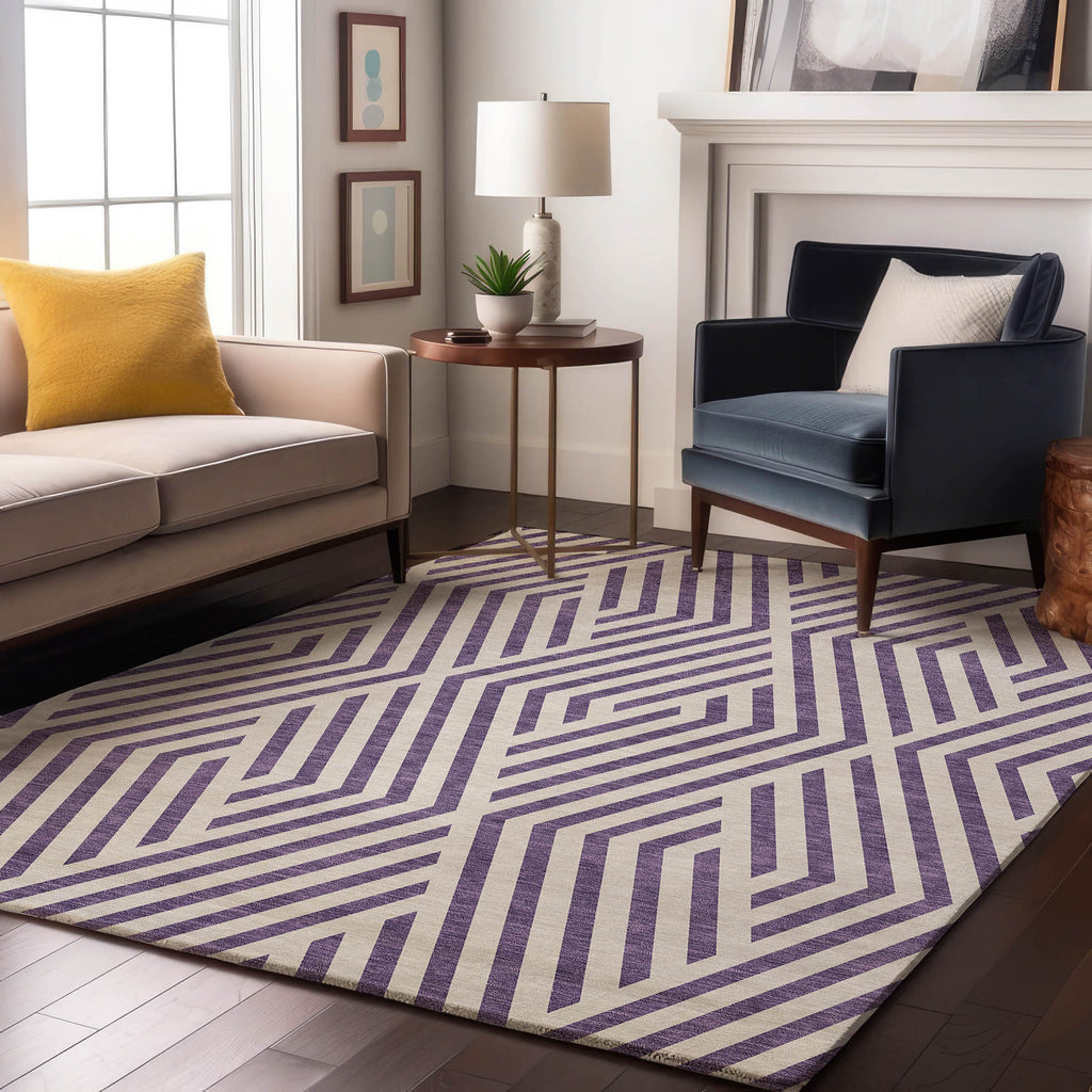 addison mayfield amf550 purple rug