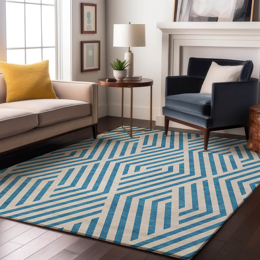 addison mayfield amf550 teal rug