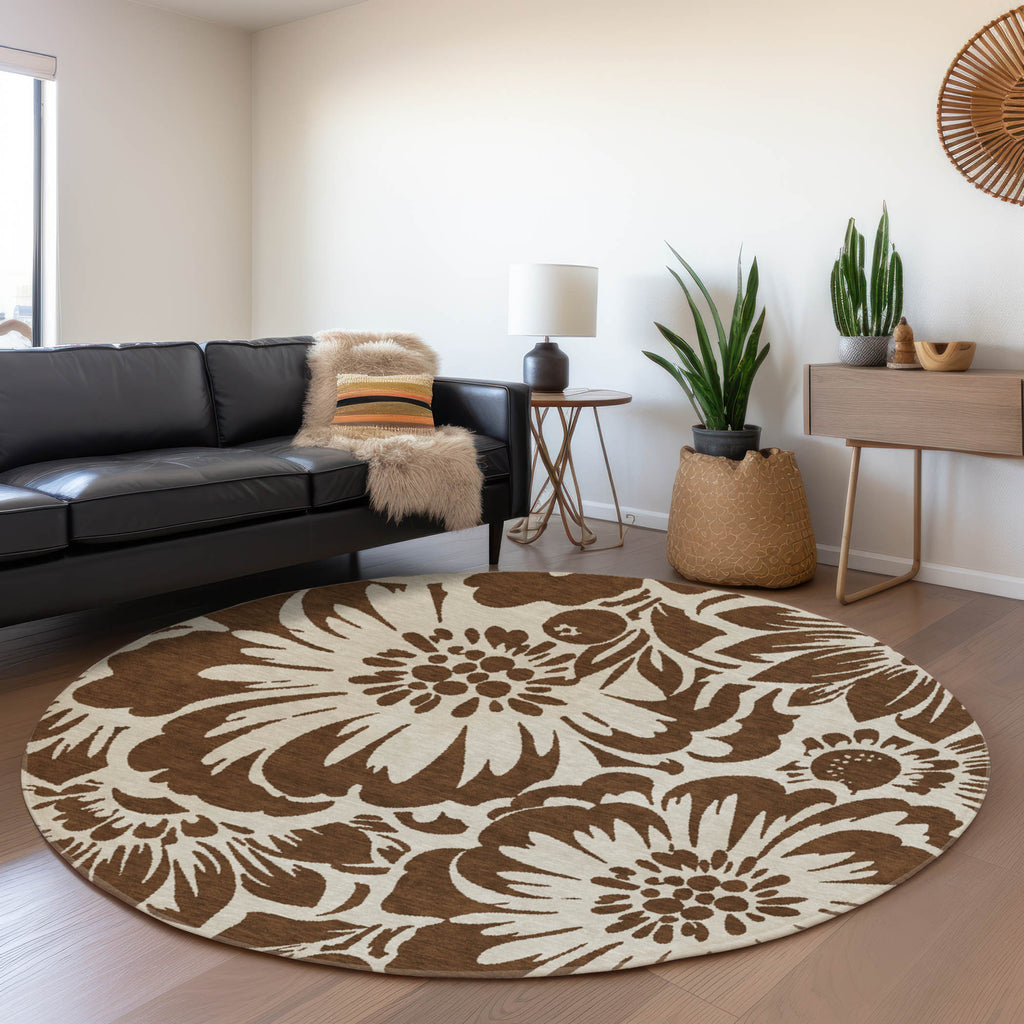 addison mayfield amf551 brown rug