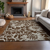 addison mayfield amf551 brown rug