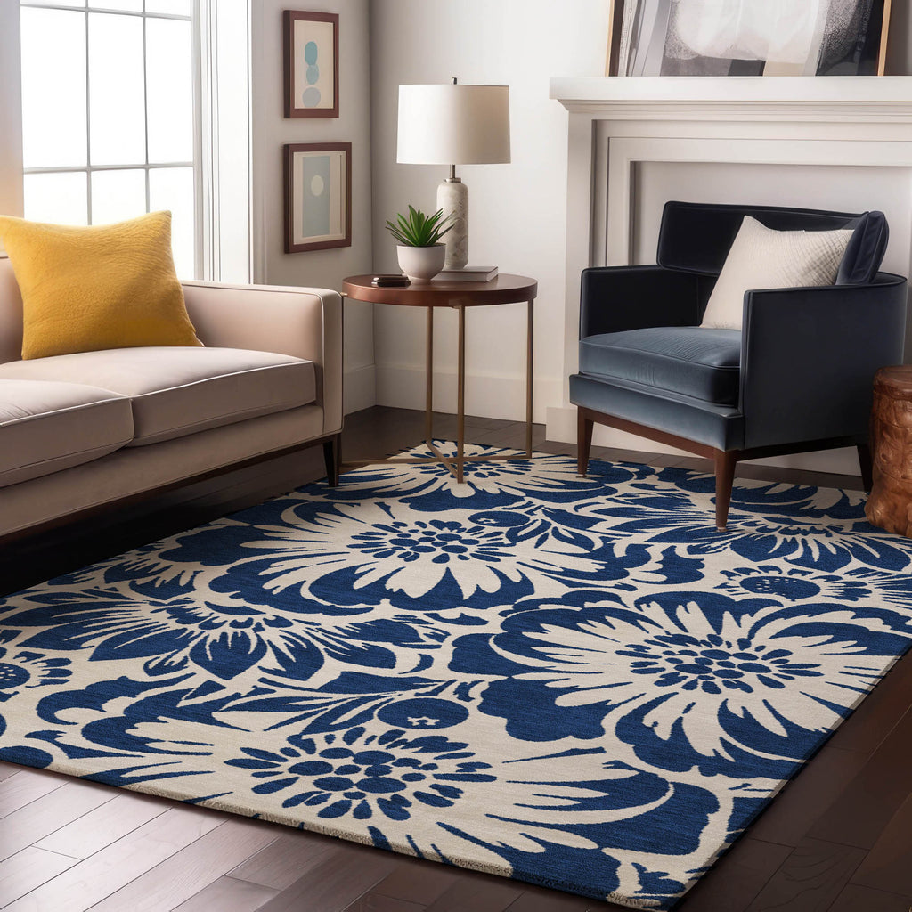 addison mayfield amf551 navy rug