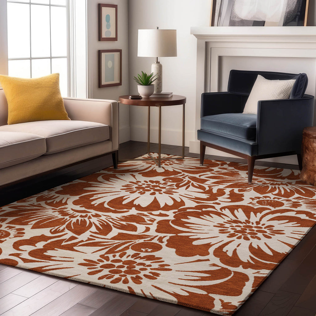 addison mayfield amf551 paprika rug