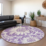 addison mayfield amf551 purple rug