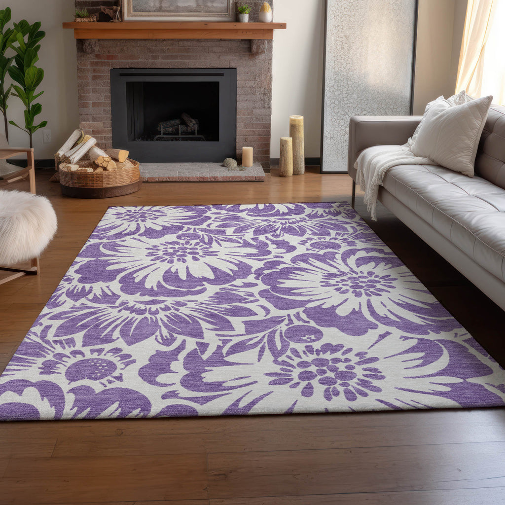 addison mayfield amf551 purple rug