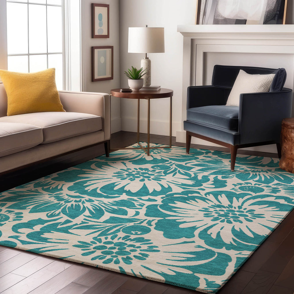 addison mayfield amf551 teal rug