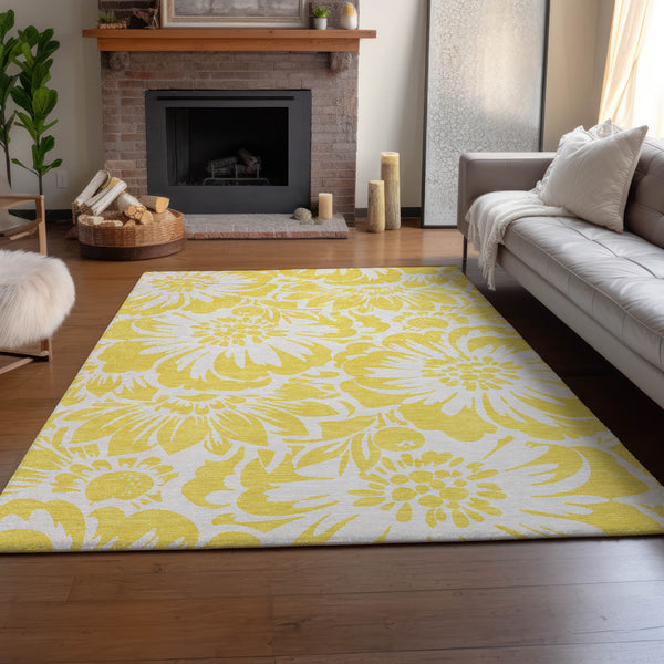 addison mayfield amf551 yellow rug