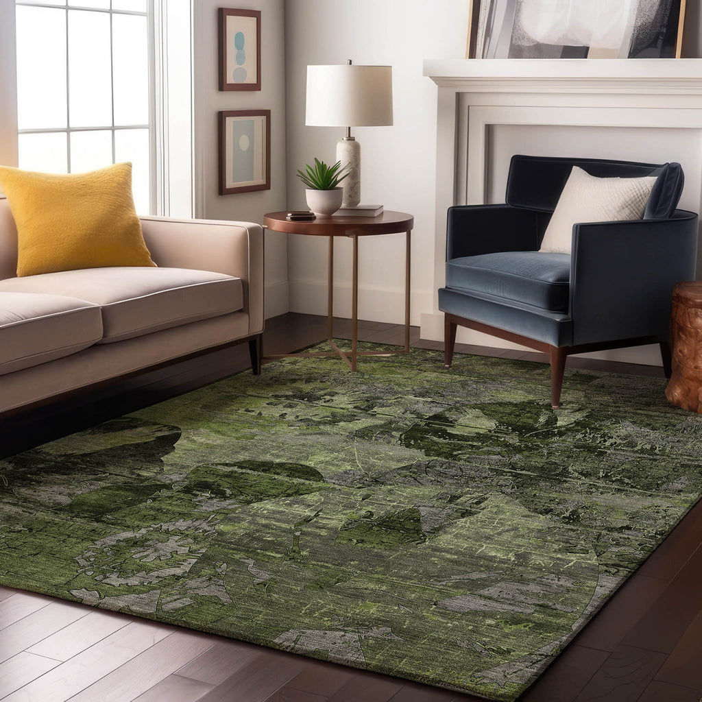 addison mayfield amf555 green rug