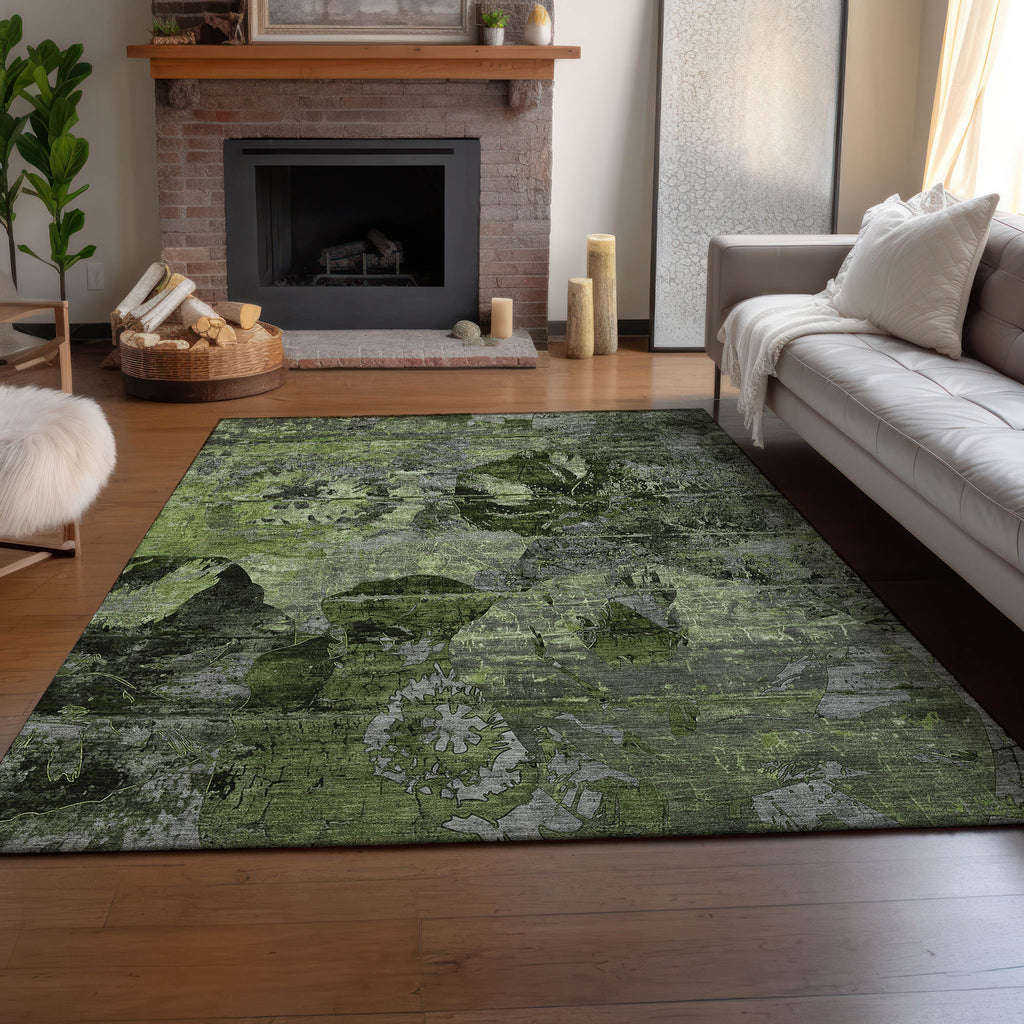 addison mayfield amf555 green rug