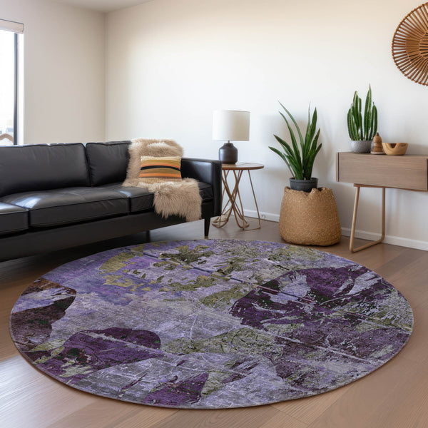 addison mayfield amf555 purple rug