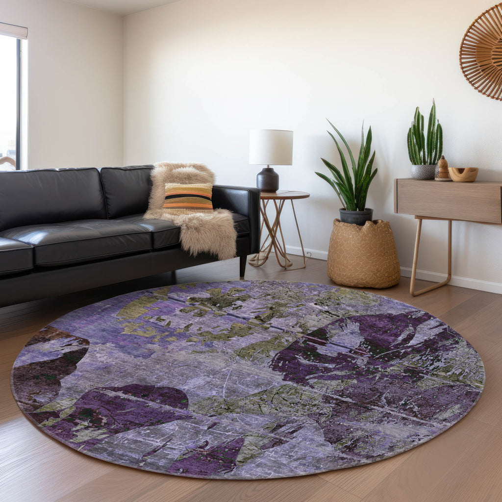 addison mayfield amf555 purple rug