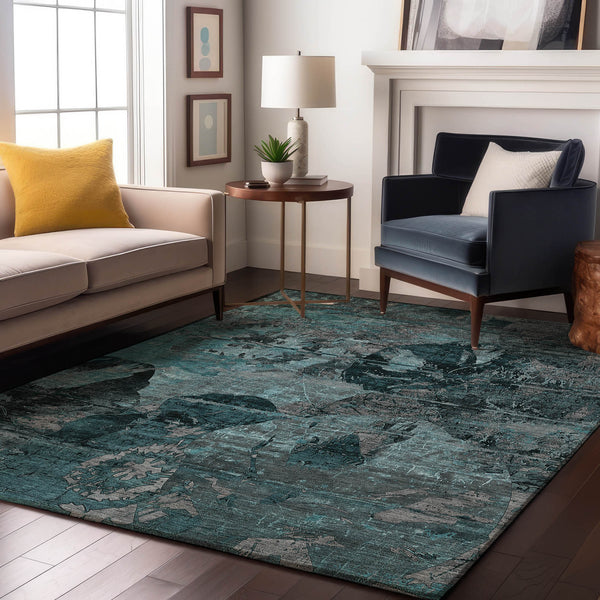 addison mayfield amf555 teal rug