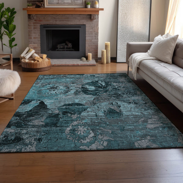 addison mayfield amf555 teal rug