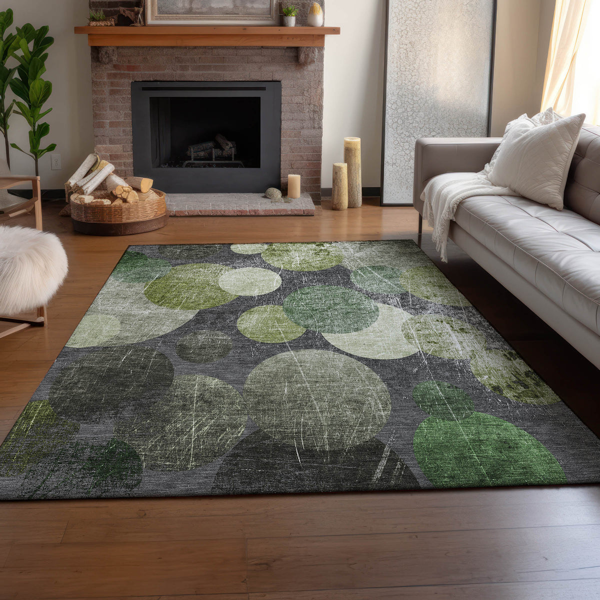 addison mayfield amf556 green rug