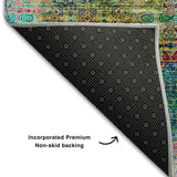 addison mayfield amf557 green rug