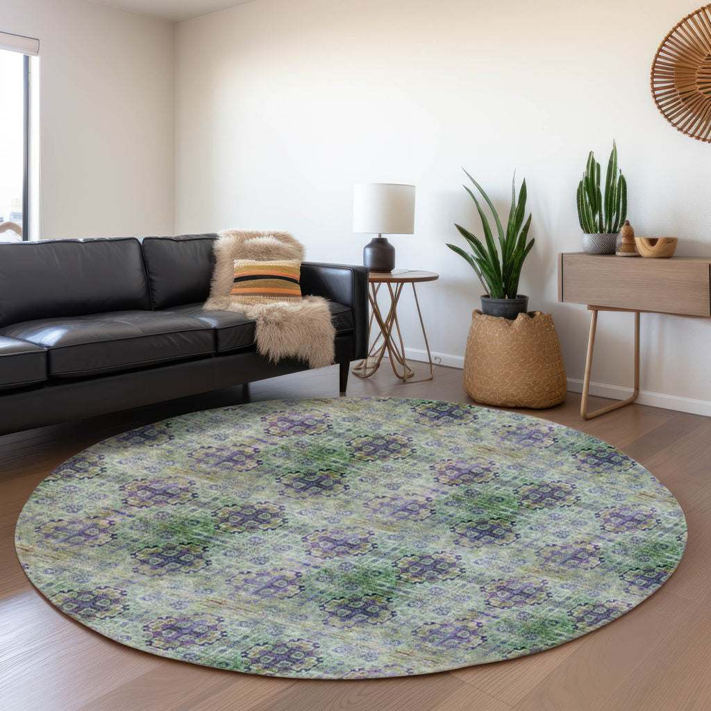 addison mayfield amf557 purple rug