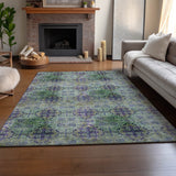 addison mayfield amf557 purple rug