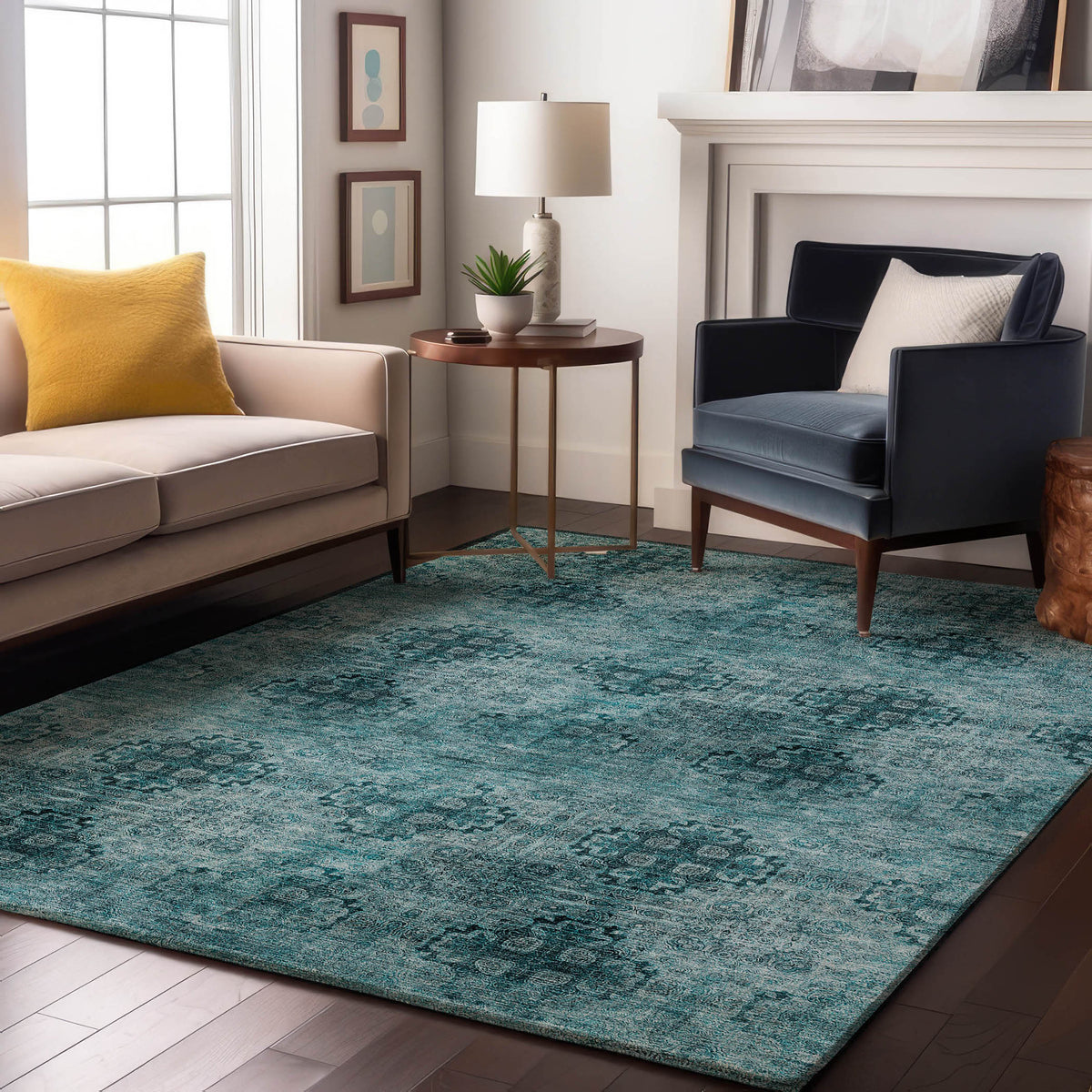 addison mayfield amf557 teal rug