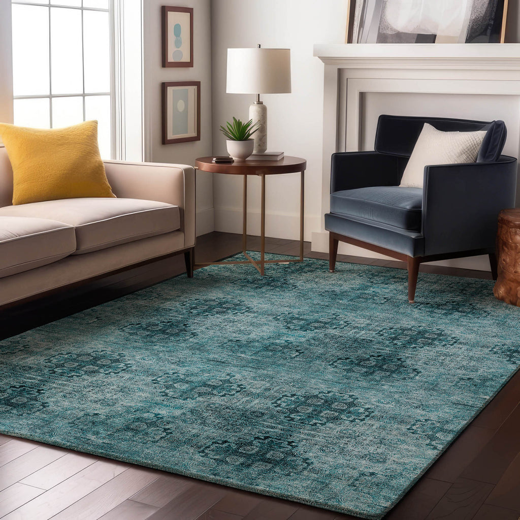addison mayfield amf557 teal rug
