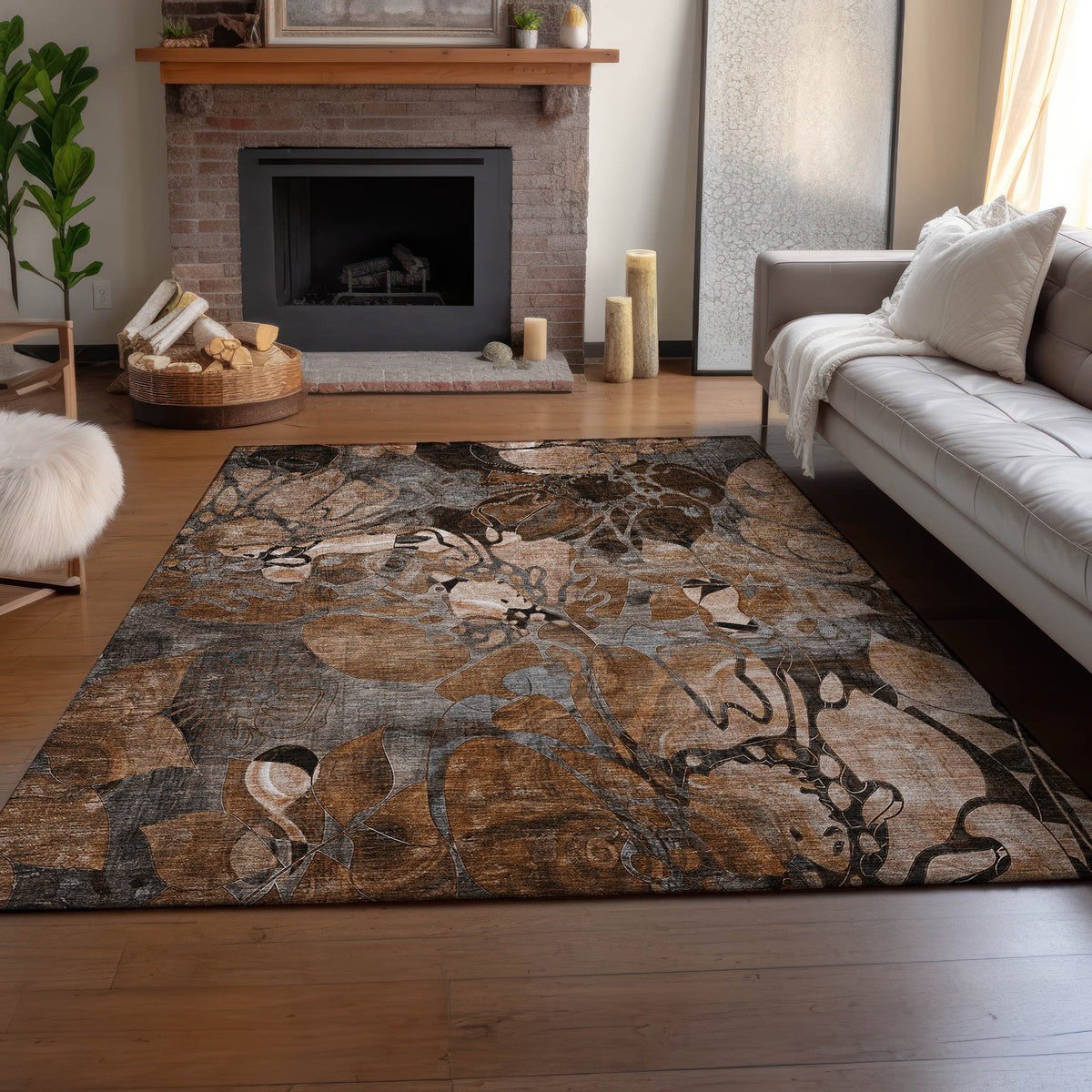 addison mayfield amf558 paprika rug