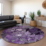 addison mayfield amf558 purple rug