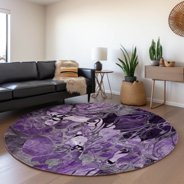 addison mayfield amf558 purple rug