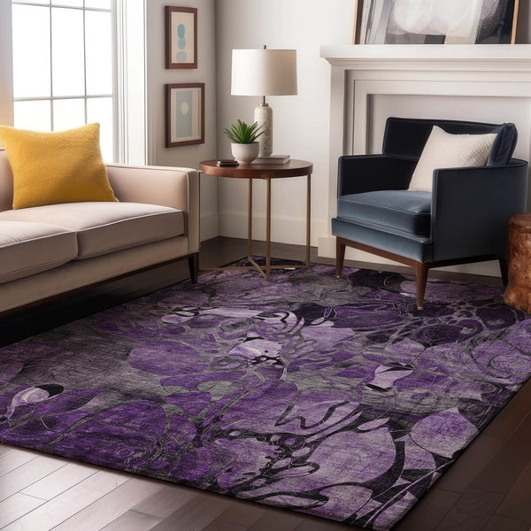 addison mayfield amf558 purple rug
