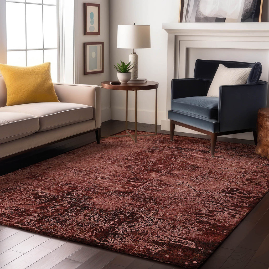 addison mayfield amf559 merlot rug