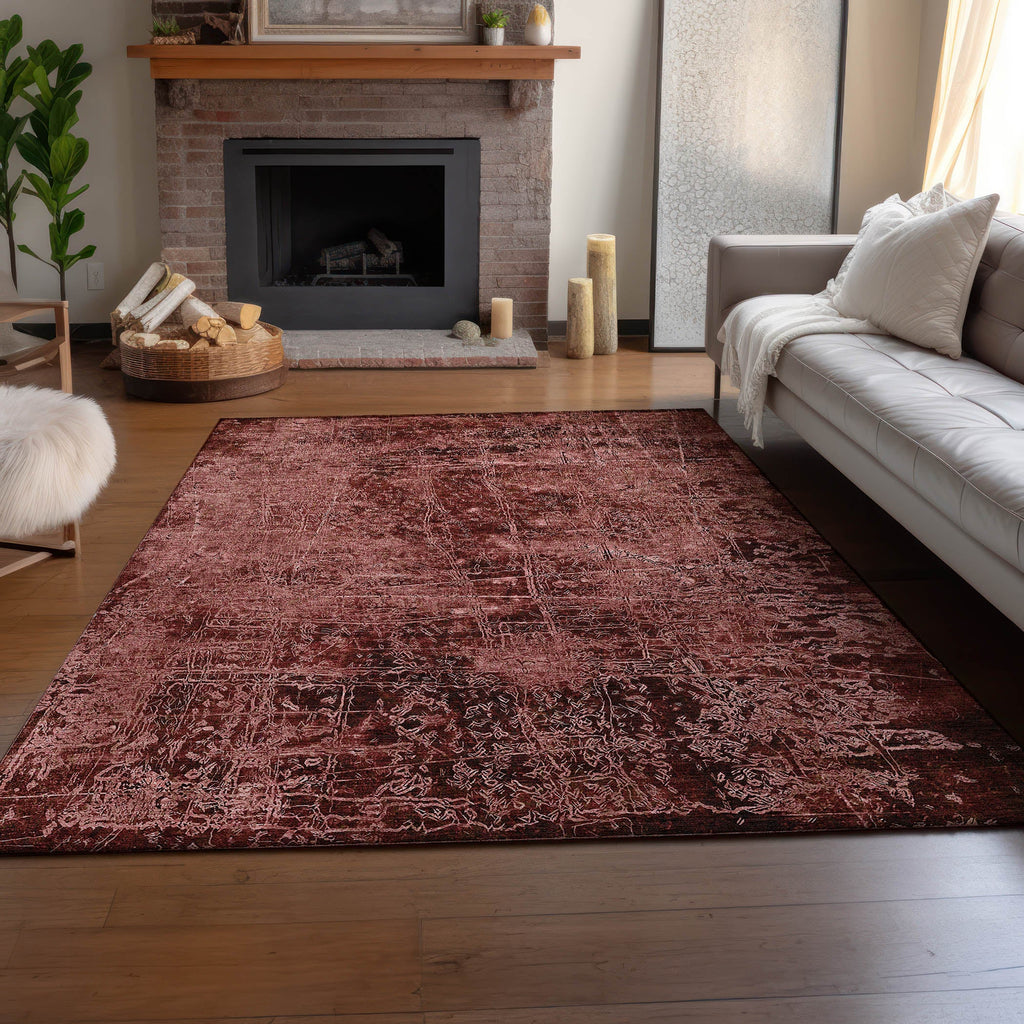 addison mayfield amf559 merlot rug