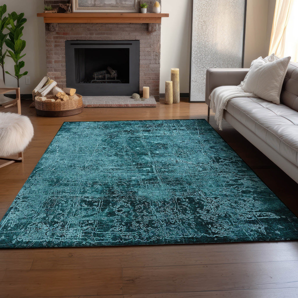 addison mayfield amf559 teal rug